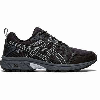 Asics Gel-Venture 7 - Naisten Juoksukengät - Mustat/Harmaat